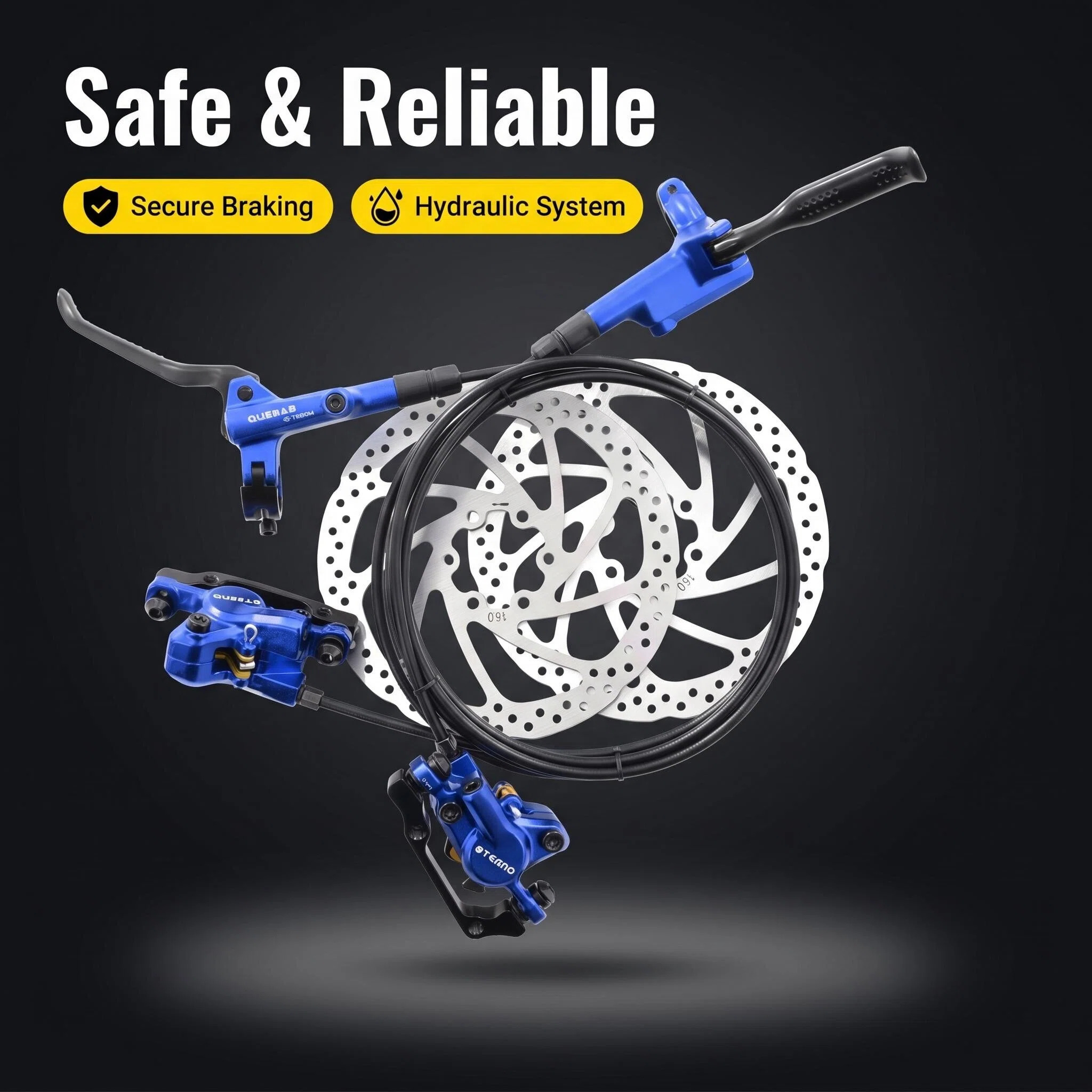 Mountain Biking Stuff - TESNO Bike Hydraulic Disc Brake 2