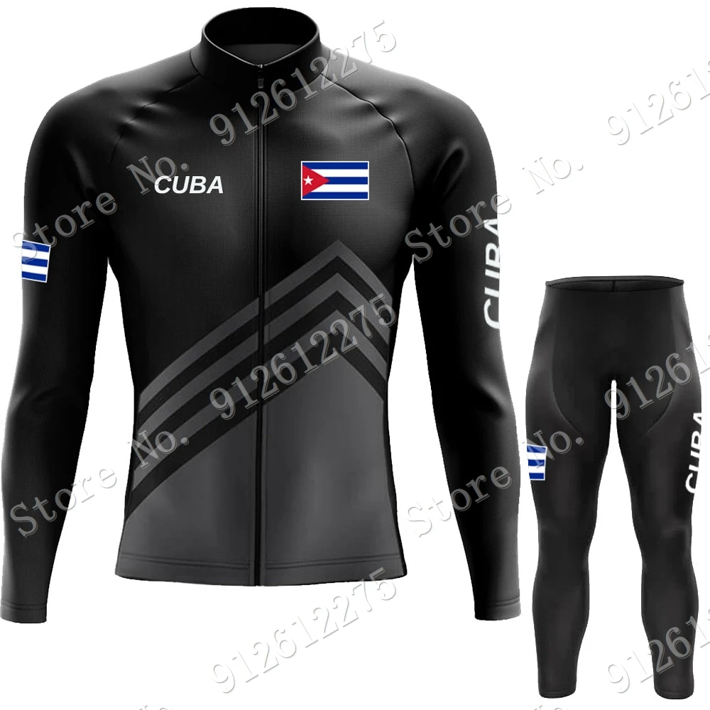 Cuba Cycling Jersey Set Cyclin - Mountain Biking Pants For Men 评论和价格