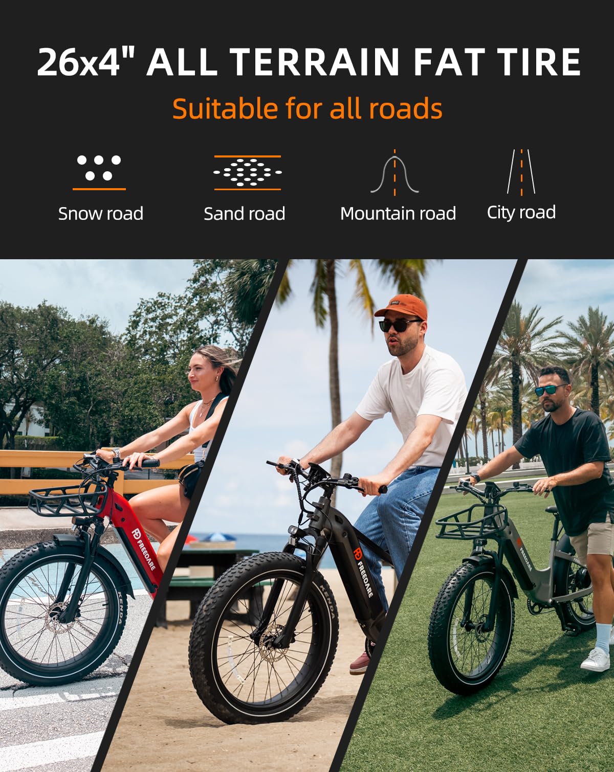 FREEDARE Electric Bike for Adu - Mountain Biking App 评论和价格