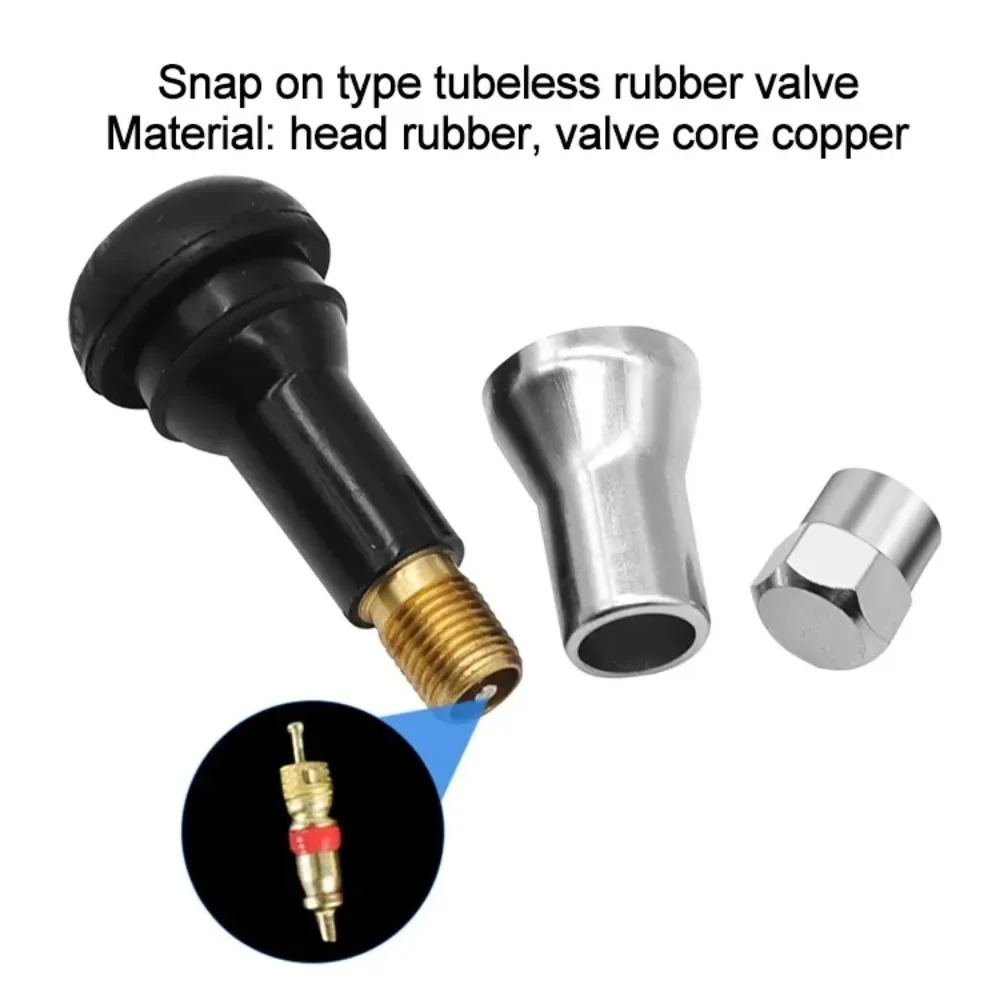 TR413/414 Chrome Aluminium Tub - Tubeless Valve Core 评论和价格