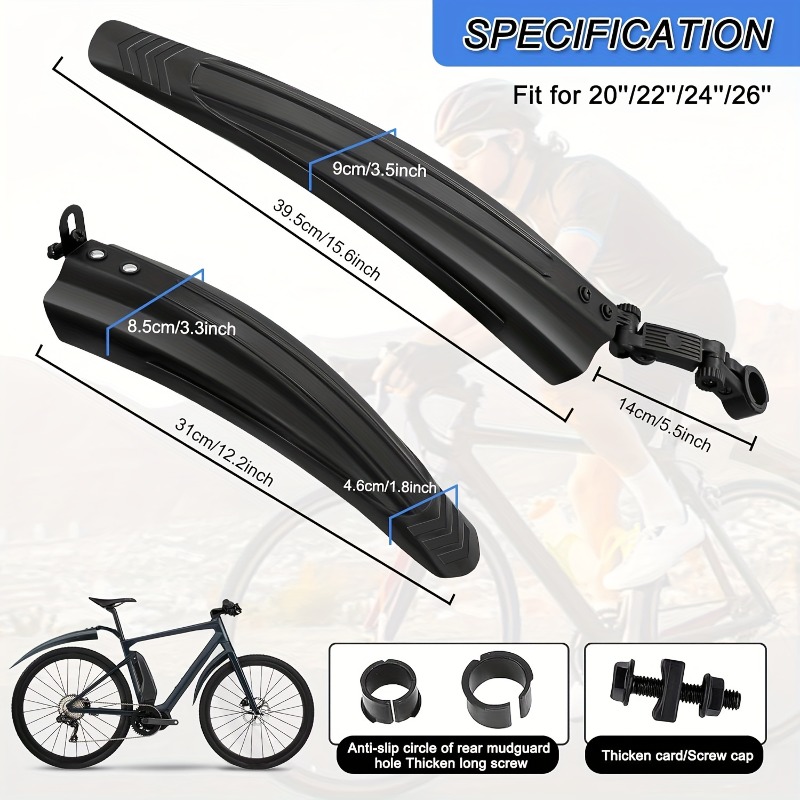 1Set Bike Mudguard Set Bicycle - Mountain Biking Stuff 评论和价格
