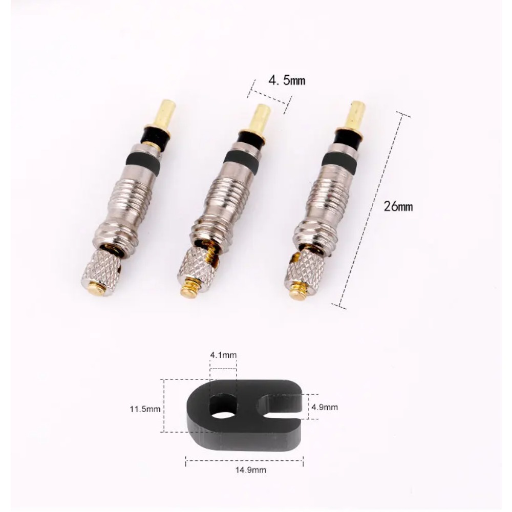 6/18Pcs Bicycle Valve Core Fre - Tubeless Valve Core 评论和价格