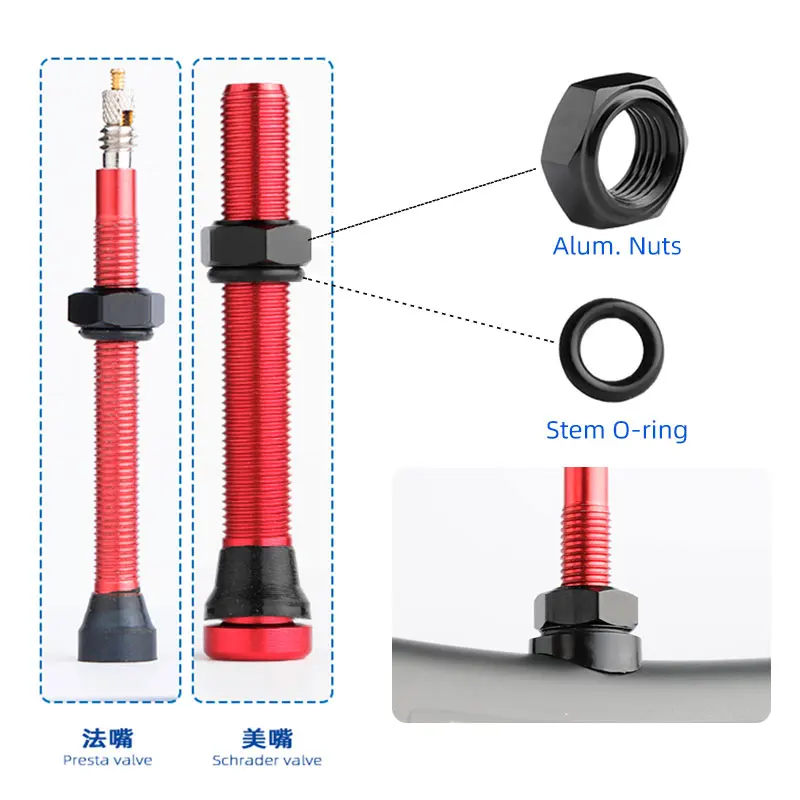 Bicycle Valve Nozzle Parts Pre - Tubeless Valve Core 评论和价格
