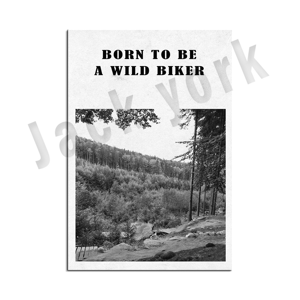 mountain bike art, bike poster - Mountain Biking York 评论和价格