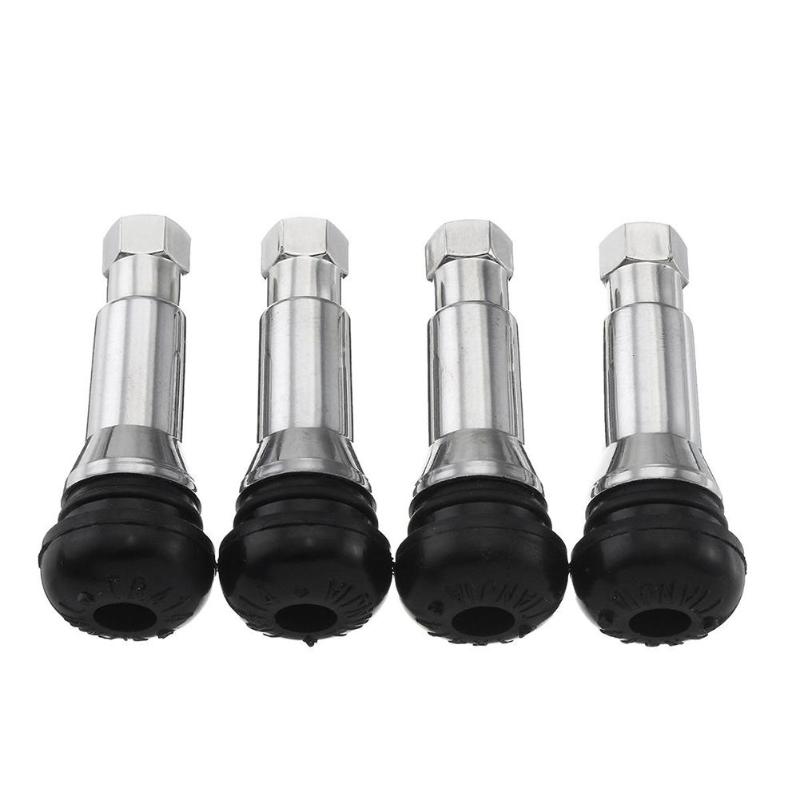 4Pcs/Set TR414 Chrome Aluminiu - Tubeless Valve Core 评论和价格