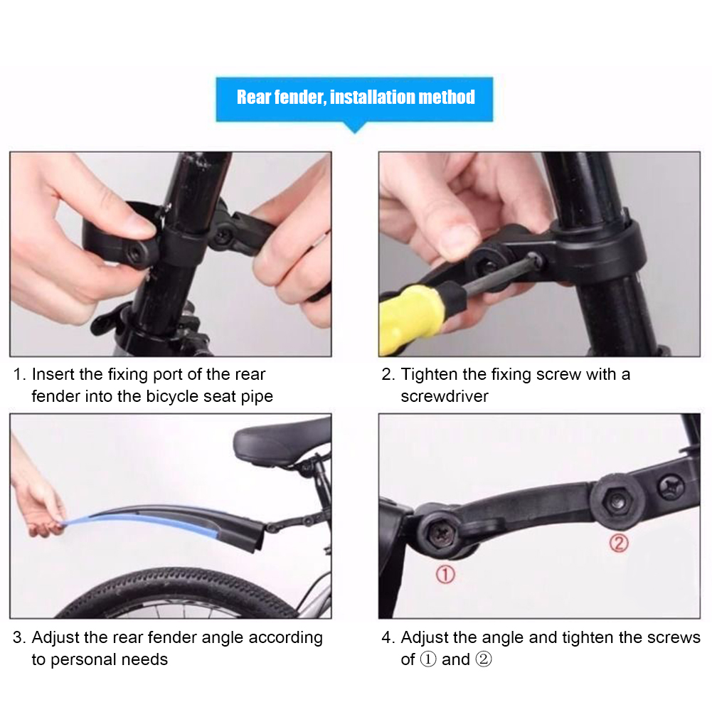 2Pcs Mountain Bike Mudguard Wi - Mountain Biking Stuff 评论和价格