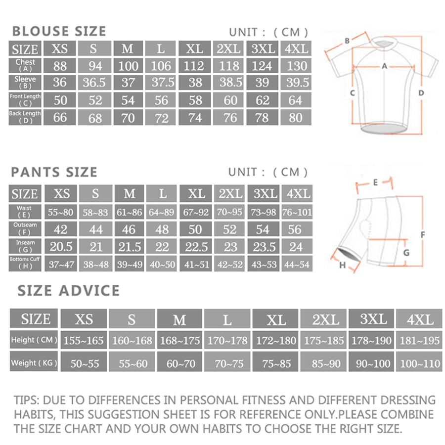 Rcn Rvouei Cycling Jersey Set  - Mountain Biking Pants For Men 评论和价格