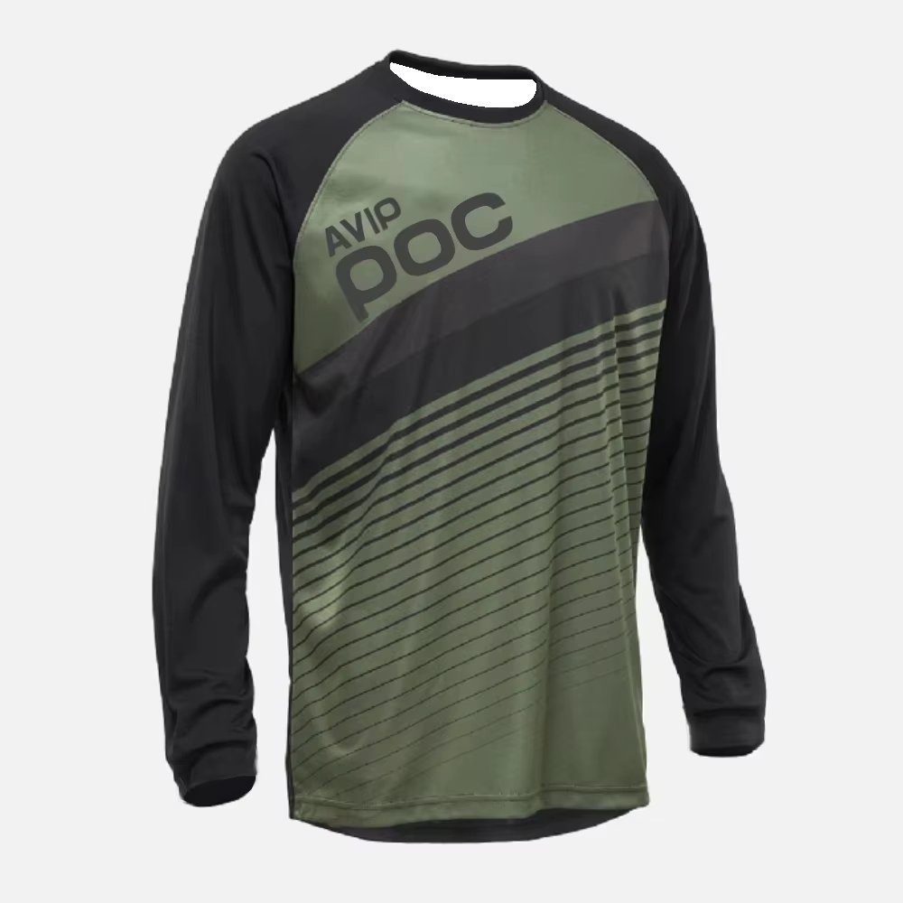 Mens MTB Dirt Bike Long Sleeve - Mountain Biking Shirts 评论和价格